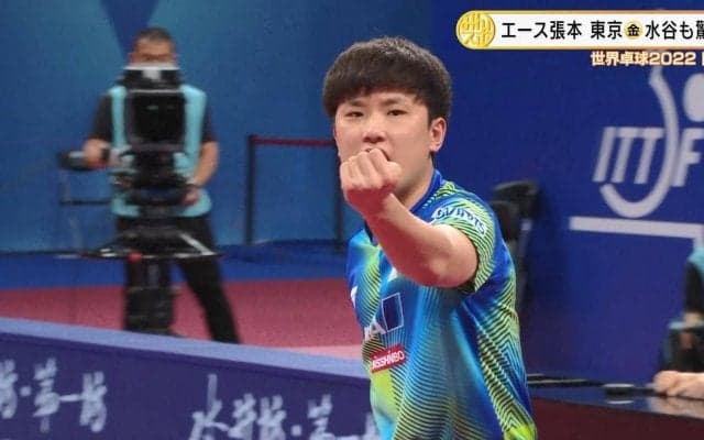 【世界卓球】エース張本2勝で卓球男子日本代表 グループリーグ全勝