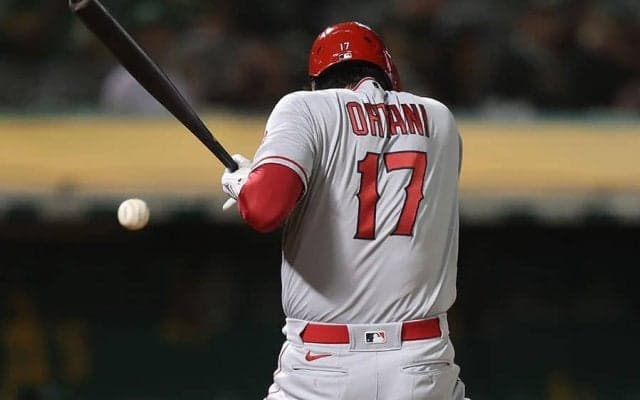 【MLB】大谷翔平は「マジでこれ大丈夫？」　思わず呻いた…登板前日の“右腕死球”にファン悲鳴