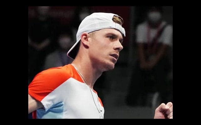 シャポバロフ 楽天OP初戦突破