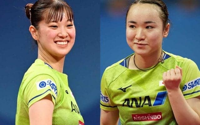 長崎美柚、日韓戦完勝の裏で“珍質問”に困惑　伊藤美誠が助け舟「自分の言葉で…」【世界卓球】