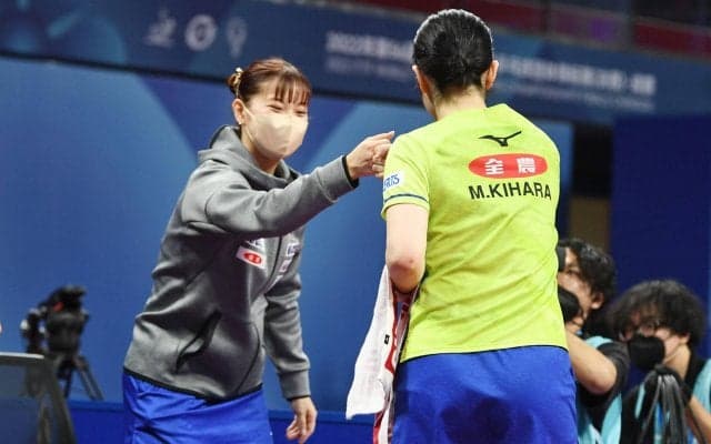 【世界卓球】「1番の目標は、金メダルを獲ること」日本女子がストレート勝利でベスト8進出