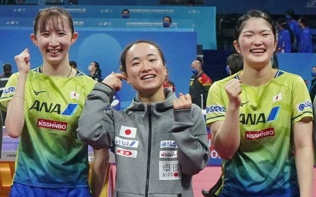 日本女子きょう決勝　最強中国メディアは若さに注目「石川佳純、平野美宇はいない」【世界卓球】
