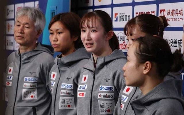 早田ひな、中国との決勝戦を欠場　今大会は「万全じゃなかったけど、皆に助けられた」【世界卓球】
