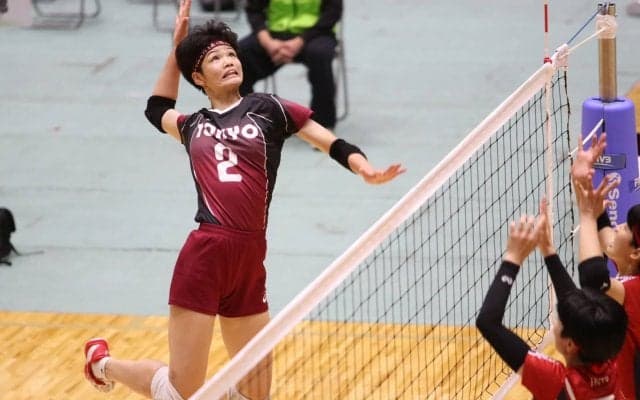 古川愛梨がアウトサイドヒッターとして全国大会デビュー 下北沢成徳単独チームの東京が快勝で準々決勝へ【いちご一会とちぎ国体（少年女子）】
