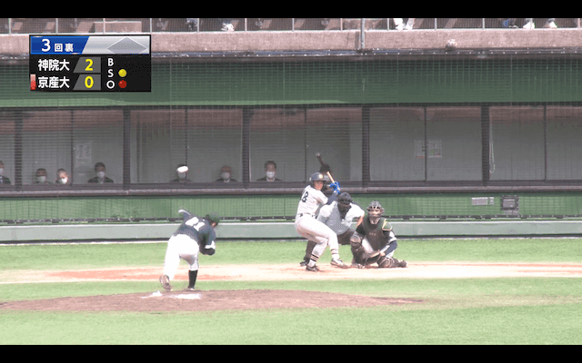 関西六大学野球 秋季リーグ戦 第6節 １回戦【見逃し配信】