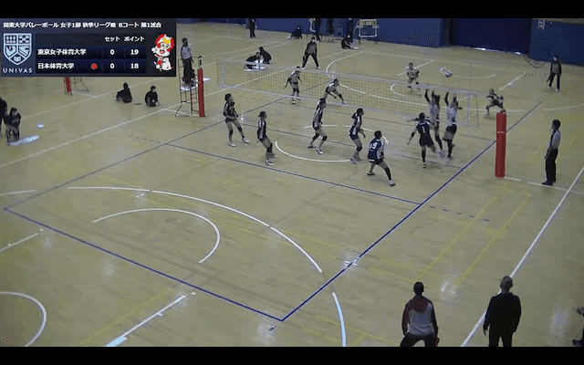 関東大学バレーボール連盟 女子1部秋季リーグ戦 Bコート【見逃し配信】