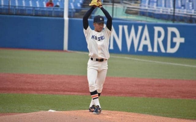 篠木健太郎と吉鶴翔瑛の木更津総合同期の継投で法大が勝利し、1勝1敗のタイに【10/9 秋季東京六大学野球 慶應義塾大学vs法政大学】