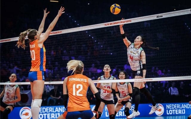 女子日本代表　オランダにストレート勝利　第3次Rではブラジルと対戦