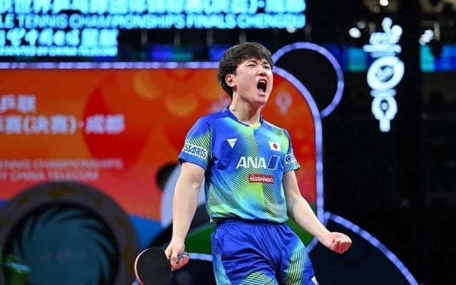 張本智和、中国の10連覇支えた馬龍が“今後の脅威”に指名「高いレベルにある」【世界卓球】