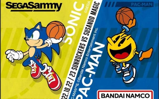 SR渋谷vs島根戦で「セガサミー×バンダイナムコ」のコラボレーションが実現
