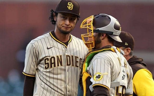 【MLB】ダルビッシュに正捕手“困惑”「捕るのが難しい」　11種の変化球は「1球種で4バージョン」