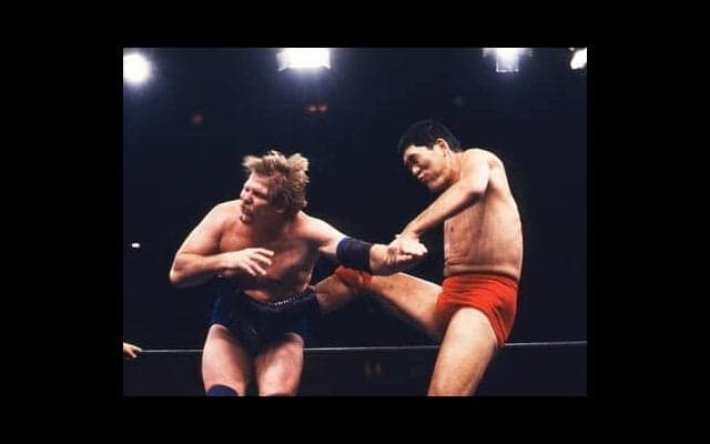 「死ぬんじゃないか」と心配されたジャイアント馬場がハンセン相手に躍動。実況アナも「やれ！　馬場」と叫んだ