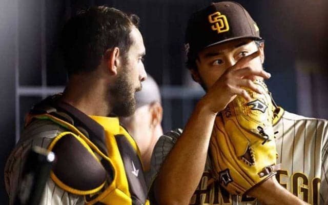 【MLB 地区S】“常識破りの1球”で二盗阻止　ダルビッシュと相棒が見せた今季最高の共同作業