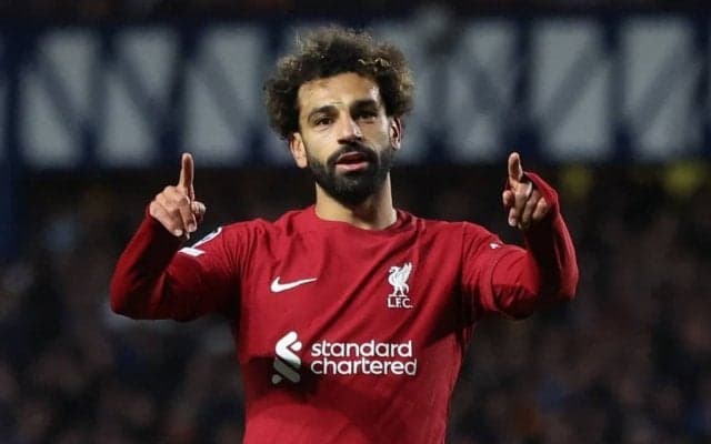 わずか6分12秒の衝撃!! リバプールFWサラーがCL史上最速で｢ハットトリック達成｣! レンジャーズ戦｢7発大勝に貢献｣