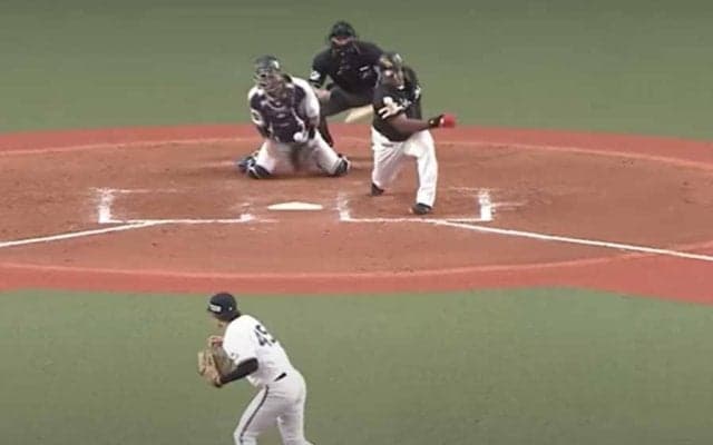 助っ人呆然の“魔球”は「わかってても打てない」　急速落下4連発にファン驚愕