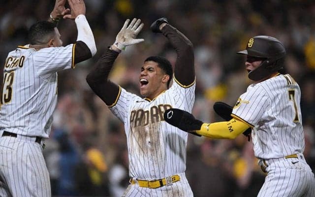 【MLB 地区S】パドレス、24年ぶりリーグ優勝決定S進出　ダルも絶叫、22差あったド軍に“下克上”