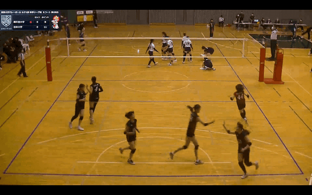 関東大学バレーボール連盟 女子1部秋季リーグ戦 Bコート【見逃し配信】