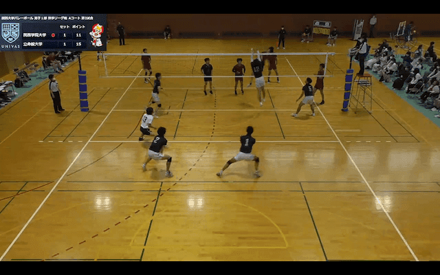 関西大学バレーボール連盟 男子1部秋季リーグ戦 上位リーグ【見逃し配信】