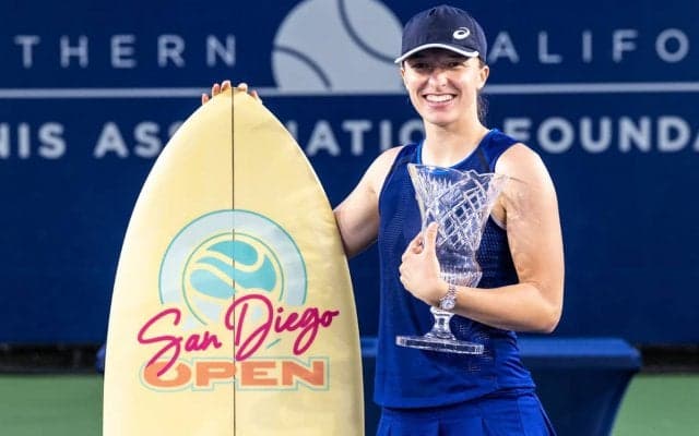 女王シフィオンテクが今季8度目のタイトル獲得。ツアー最終戦へ弾み[サンディエゴ・オープン]