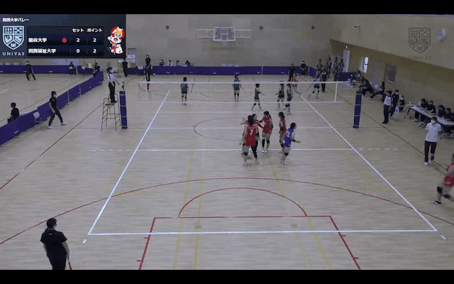 関西大学バレーボール連盟 女子1部秋季リーグ戦 下位リーグ【見逃し配信】