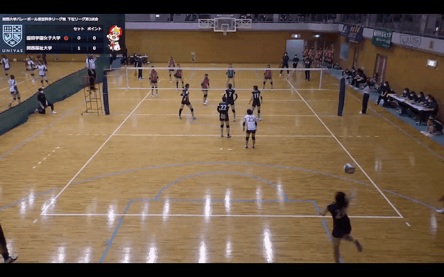 関西大学バレーボール連盟 女子1部秋季リーグ戦 下位リーグ【見逃し配信】