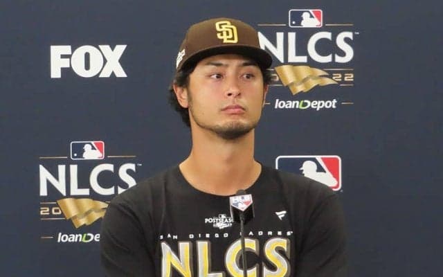 【MLB】ダルビッシュ、リーグ優勝決定Sで先陣「責任すごく重い」　主砲ハーパーに警戒感