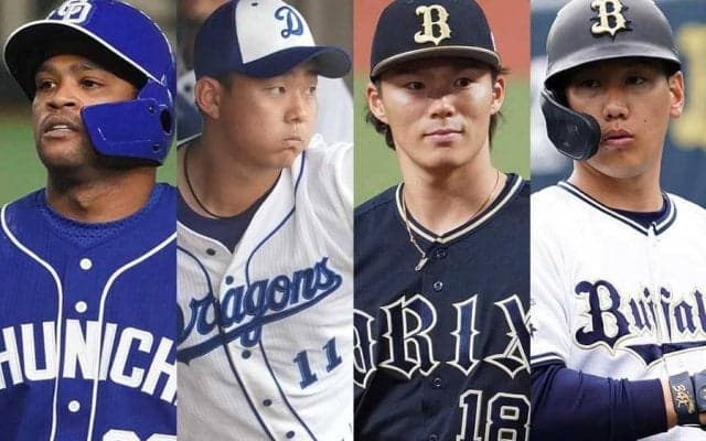 中日＆オリックス勢が9・10月「月間MVP」W受賞　年間では燕・村上が最多3度