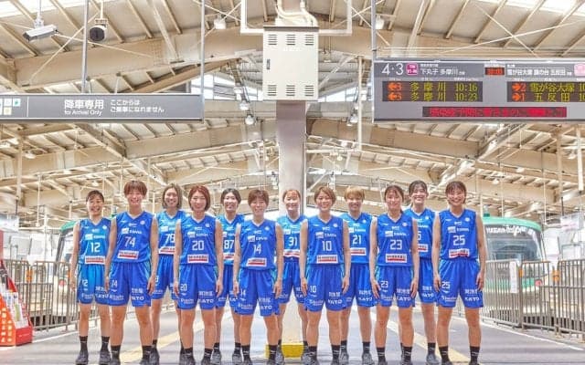 東京羽田ヴィッキーズ、2022-23シーズンは大田区生まれのポップグループ、シクラメンの楽曲でプレーオフ進出を目指す