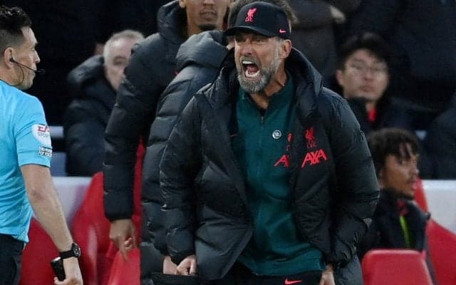 シティ戦退場のクロップ監督に処分、21日までに応じればウェストハム戦の指揮は可能