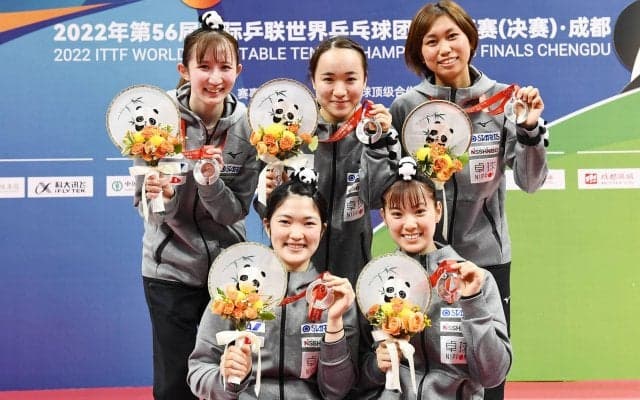 【世界卓球】日本女子 51年ぶりの中国超えはならずも4大会連続の銀メダル