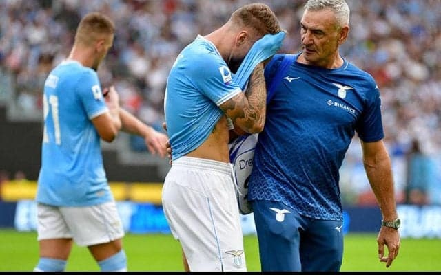 ラツィオに痛手…インモービレが左ハムストリングを負傷、復帰時期は未定