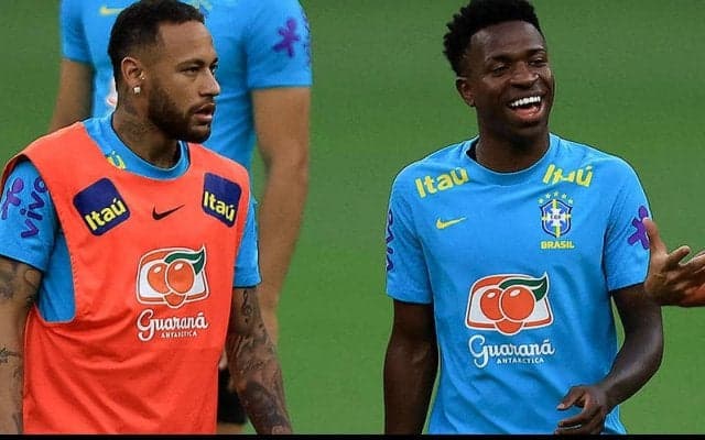 「少なくともトップ3」、ネイマールが後輩ヴィニシウスのバロンドール順位に不満