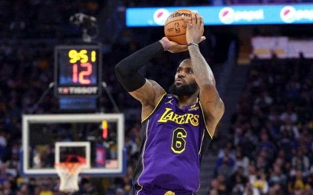 3ポイントが不発に終わったレイカーズのレブロン「いいショットを打てているが…」