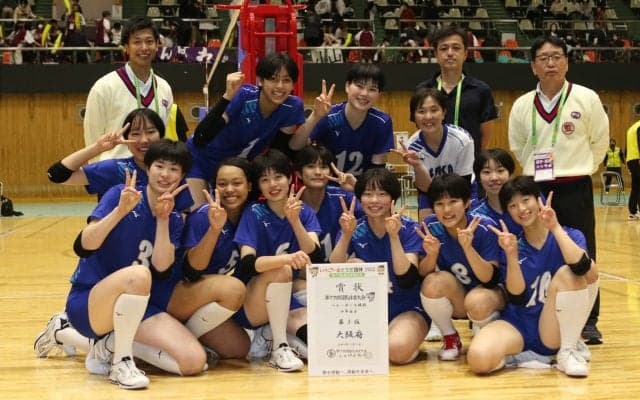 春高で二冠へ 金蘭会高中心の大阪府は笑顔の3位【いちご一会とちぎ国体（少年女子）】