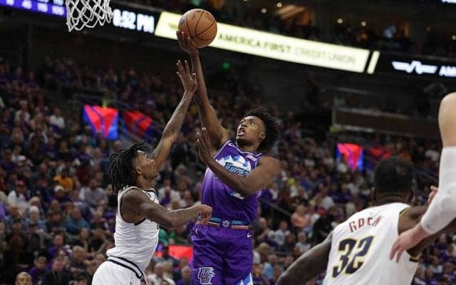 NBA若手有望株、闘牛ポーズからの211cm昨季MVP突破に米興奮「足を掻いてる！」