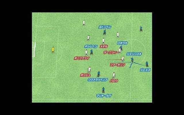 セリエＡ首位、CLでも絶好調のナポリ。見事なポジショナルプレーから攻撃力が爆発中