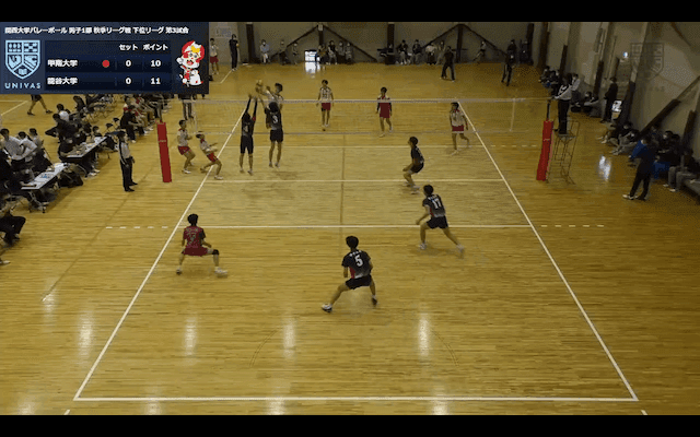 関西大学バレーボール連盟 男子1部秋季リーグ戦 下位リーグ【見逃し配信】