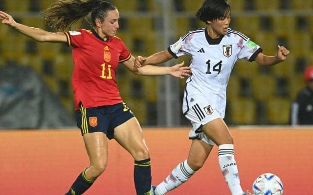 大会注目株MF谷川がゴラッソで4戦4発も…日本はスペインに敗れベスト8でU-17女子W杯を終える《U-17女子W杯》