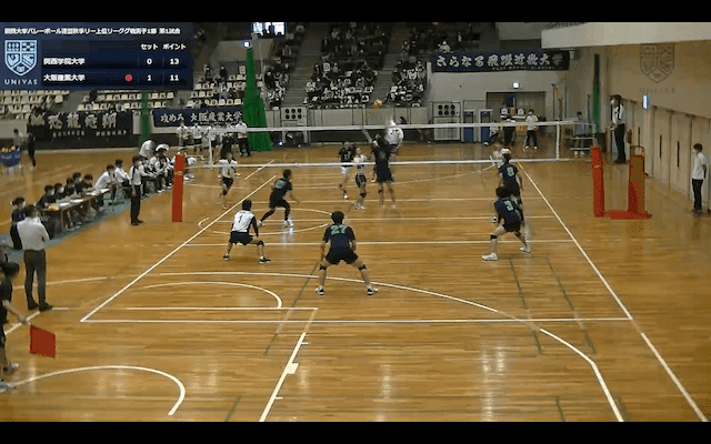 関西大学バレーボール連盟 男子1部秋季リーグ戦 上位リーグ【見逃し配信】