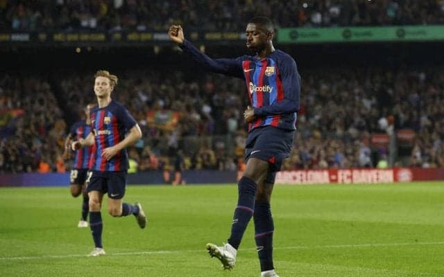 ｢えぐすぎないか｣!? バルセロナのデンベレが1ゴール3アシストの大暴れ! ビルバオ戦勝利に大貢献したフランス代表FWの｢圧巻プレー｣