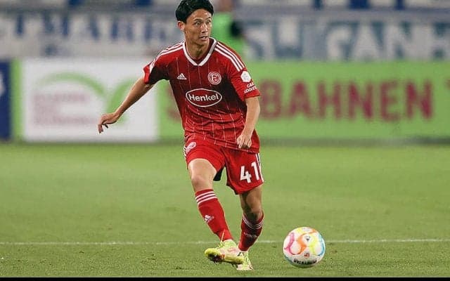 内野貴史がデュッセルドルフとプロ契約！　「ここがゴールではないので、またここから頑張ります」