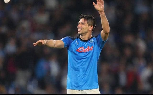 ナポリFWジョバンニ・シメオネがCLで父ディエゴに肩を並べる快挙！ 