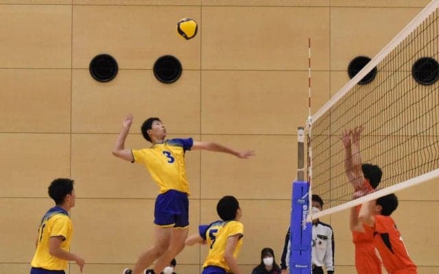 春高バレー　茨城県予選開幕　男子４強出そろう