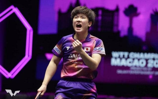 張本智和 ストレートでドイツの主力を撃破。ベスト8進出【卓球 WTTカップファイナルズ】