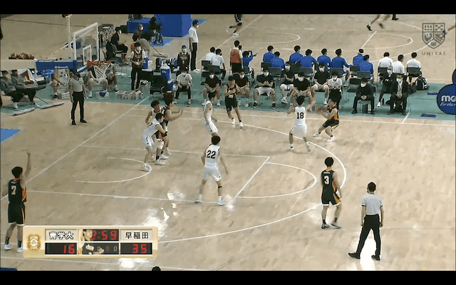 関東大学バスケットボール連盟 男子1部リーグ戦 第24節 武蔵野の森a会場【見逃し配信】