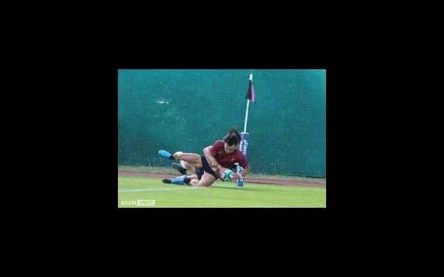 慶大に僅差で敗戦　２勝２敗で終える