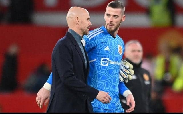 テン・ハグ監督が守護神デ・ヘアの去就に言及｢とても満足している｣