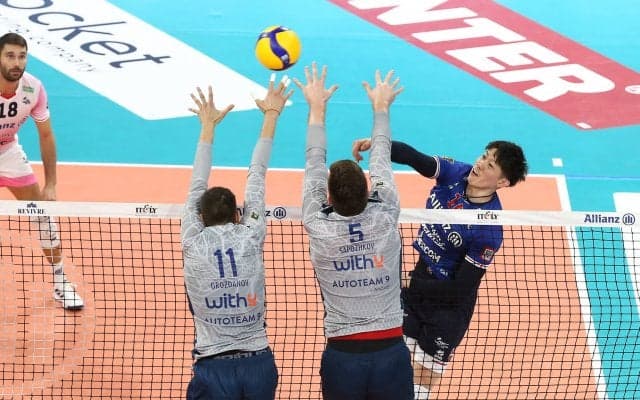 石川祐希のミラノはヴェローナにストレートで敗戦