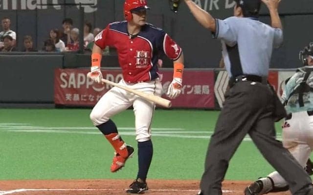 引退・杉谷拳士は「デッドボールで人を笑顔に」　大田が爆笑のいきなり“珍死球”