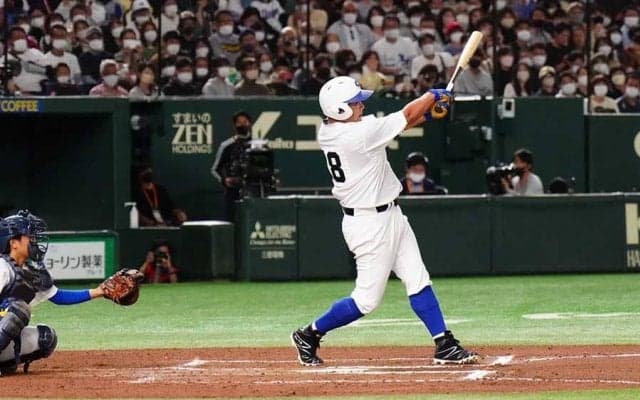 松坂大輔氏、3打席連続安打　内野安打、適時打、二塁打と躍動…イチロー氏も喜び